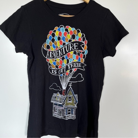 Disney Pixar Up “Adventure Is Out There” Fitted Graphic Tee | Adult M - Picture 1 of 5
